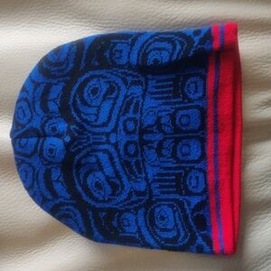 'Spirit of Nuxalk' by Chazz Mack, Nuxalk Toque / Beanie / Cap / Hat